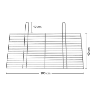 Grill+Kohlerost 100x40cm