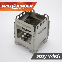 Wildkinger Edelstahl Holzofen Campingkocher small Outdoor Trekking Wandern