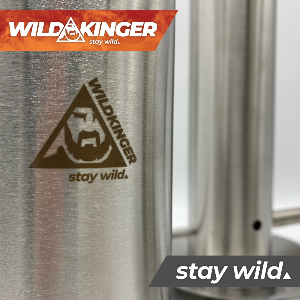 WindWilder Kaltrauchgenerator Edelstahl - Mit Pumpe Für Räucheröfen