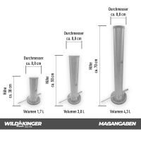 Variation von Elektrischer Kaltraucherzeuger 30-70cm