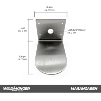 Haken Halterung für Kaltrauchenerator