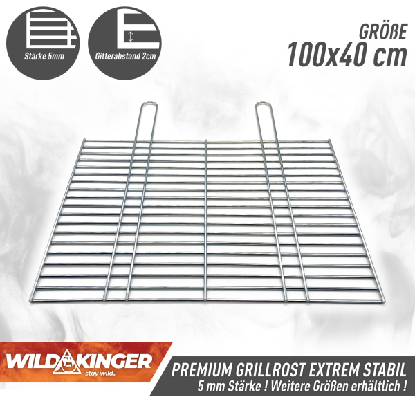 Grillrost 100x40cm 5mm