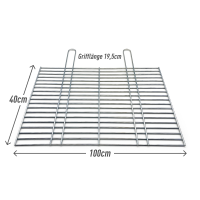 Grillrost 100x40cm 5mm