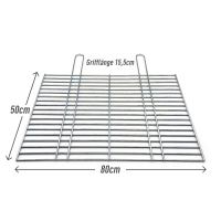 Grillrost 80x50cm 5mm