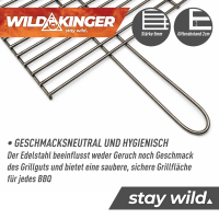 Grillrost Edelstahl 5 mm 54x34 cm