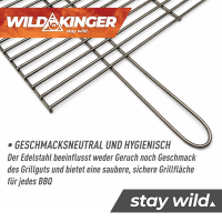 Grillrost Edelstahl 4 mm 50x40 cm